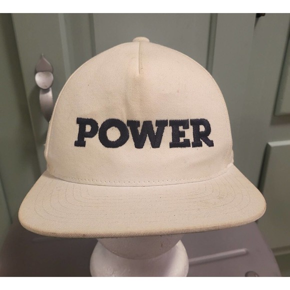 VTG Power Starz TV Series Show Promo Snapback Hat Cap White